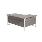 Jemini Rdl Lh Cantilever Desk G/Oak