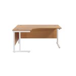 Jemini Rdl Lh Cantilever Desk N/Oak