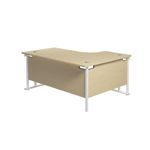Jemini Rdl Lh Cantilever Desk Maple