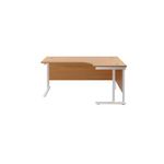 Jemini Rdl Rh Cantilever Desk N/Oak