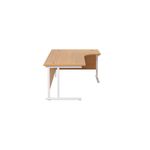 Jemini Rdl Rh Cantilever Desk N/Oak