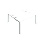 Jemini 2P Bench Desk 1400X1600 White