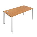 Jemini 1P Bench Desk 1600X800 N/Oak