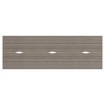 Jemini 6 Person Bench Desk G/Oak/Wht