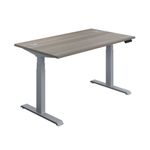 Jemini Sit/Stand Dsk 1200X800 G/Oak