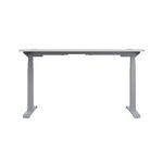 Jemini Sit/Stand Desk With Cable Wht