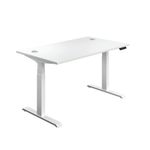 Jemini Sit/Stand Dsk 1200X800 White