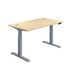 Jemini Sit/Stand Dsk 1400X800 Maple