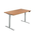 Jemini Sit/Stand Dsk 1400X800 N/Oak