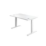 Jemini Sit/Stand Dsk 1400X800 White