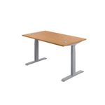 Jemini Sit/Stand Dsk 1600X800 N/Oak