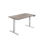 Jemini Sit/Stand Dsk 1600X800 G/Oak