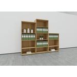 Jemini Wdn Bookcase 800X450X1200 Bch