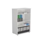Jemini Wdn Bookcase 800X450X1200 Wht