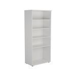 Jemini Wdn Bookcase 800X450X1800 Wht