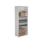 Jemini Wdn Bookcase 800X450X2000 Wht
