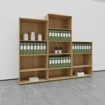 Jemini Wdn Bookcase 800X450X730 Bch