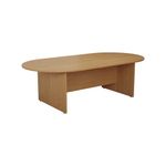 Jemini D-End Mte Tbl 2400X1200 N/Oak