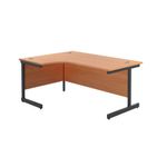 Jemini Rdl Lh Desk 1600X1200 Bch/Blk