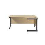 Jemini Rdl Rh Desk 1600X1200 Mpl/Blk