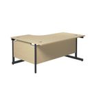 Jemini Rdl Rh Desk 1600X1200 Mpl/Blk