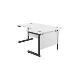 Jemini Rdl Rh Desk 1600X1200 Wht/Blk
