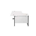 Jemini Rdl Lh Desk 1800X1200 Wht/Blk