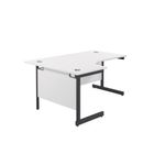 Jemini Rdl Lh Desk 1800X1200 Wht/Blk