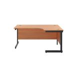 Jemini Rdl Rh Desk 1800X1200 Bch/Blk