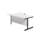 Jemini Rdl Rh Desk 1800X1200 Wht/Blk
