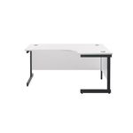Jemini Rdl Rh Desk 1800X1200 Wht/Blk