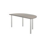 Jemini Scirc Table 1600 Gry Oak