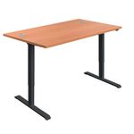 Jemini Sitstand Dsk 1400X800 Bch/Blk