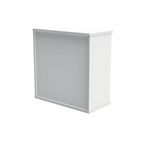 Polaris Bookcase 1 Shlf 816H Arc Wht