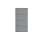 Polaris Bookcase 3Shlf 1592H Arc Wht