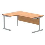Polaris Lh Rdl Su Desk 1612 Nbch/Slv