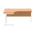 Polaris Lh Rdl Desk 1612 Nbch/White