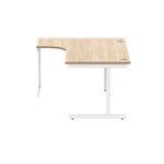Polaris Lh Rdl Desk 1612 Coak/Wht