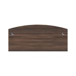 Avior Bow Front Exec Desk Dk/Walnut