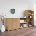 Avior Exec Cupboard 404X800 Dk/Waln