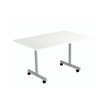 Jemini Rect Ttgtbl 1200X800 Wht/Slv
