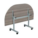 Jemini D-End Tilt Table 700 Grey Oak