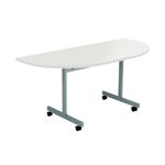 Jemini D-End Tilt Table 800 White