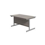 Jemini Rect Desk 1400X800Mm Goak/Slv