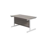 Jemini Rect Desk 1400X800Mm Goak/Wht