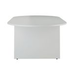 Jemini D-End Meet Table 1800 White