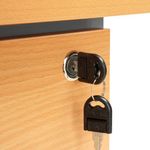 Serrion Rect 2 Drw Ped Beech