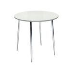 Jemini Bistro Tbl Rnd 800 White