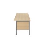 Serrion Dbl Ped 4 Leg Ferrera Oak