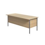 Serrion Rect 4 Leg Desk Ferrera Oak